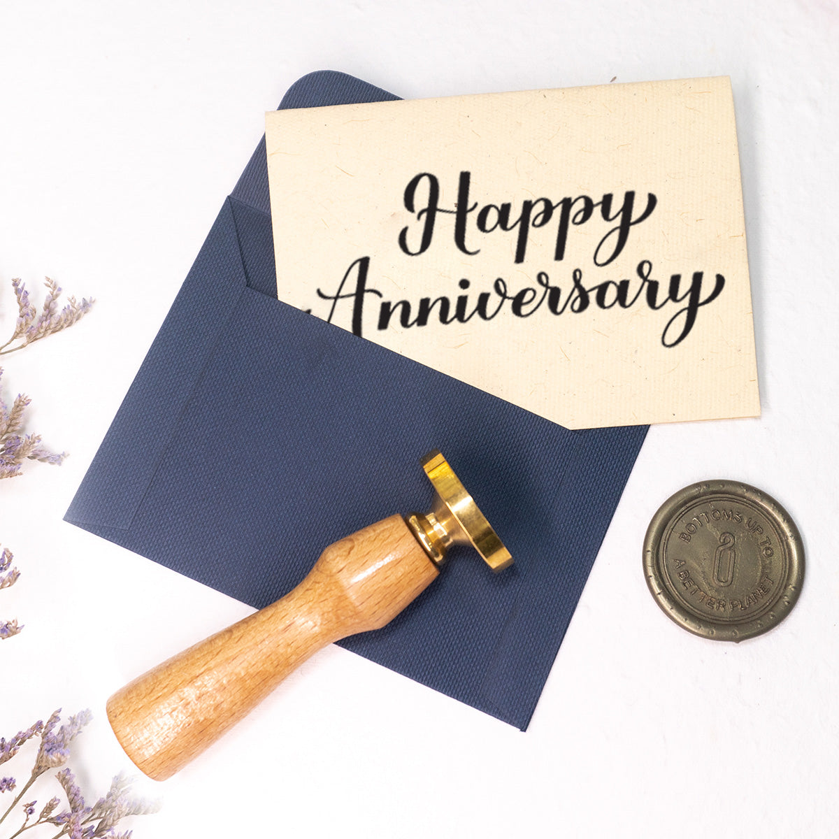 Handcrafted Note Cards - Anniversary