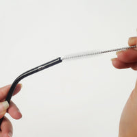 Cleaning Reusable Straws With Brush
