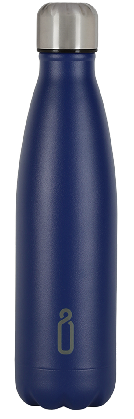 Matte Blue Reusable Water Bottle 500ml