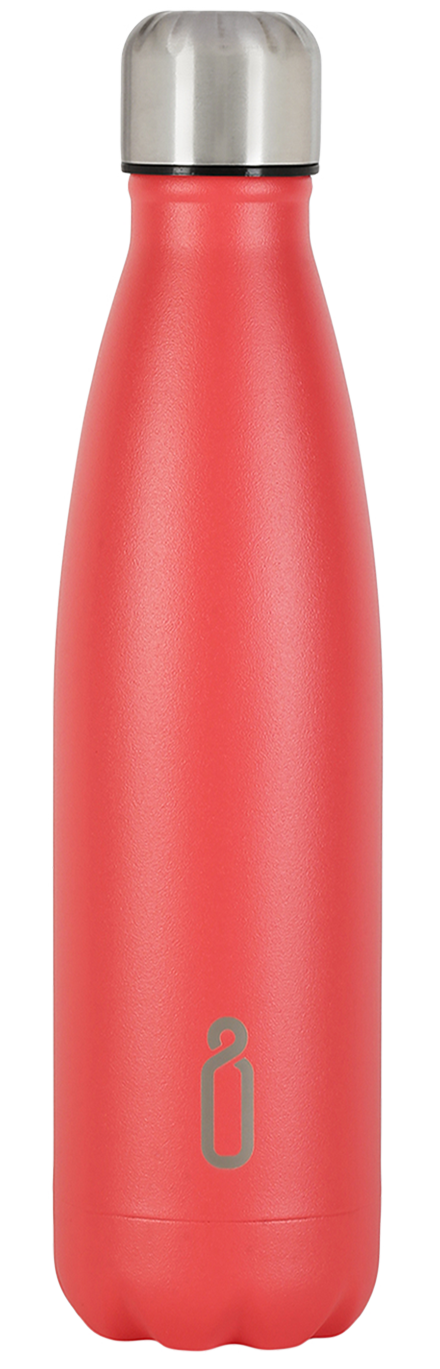 Matte Strawberry Reusable Water Bottle 500ml